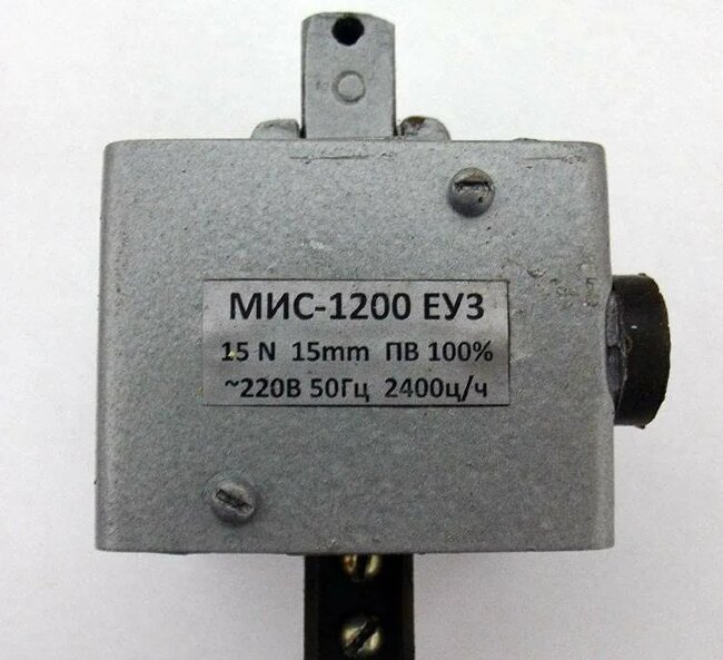 Электромагнит МИС 1200 У3 380В 50Гц ПВ 100%